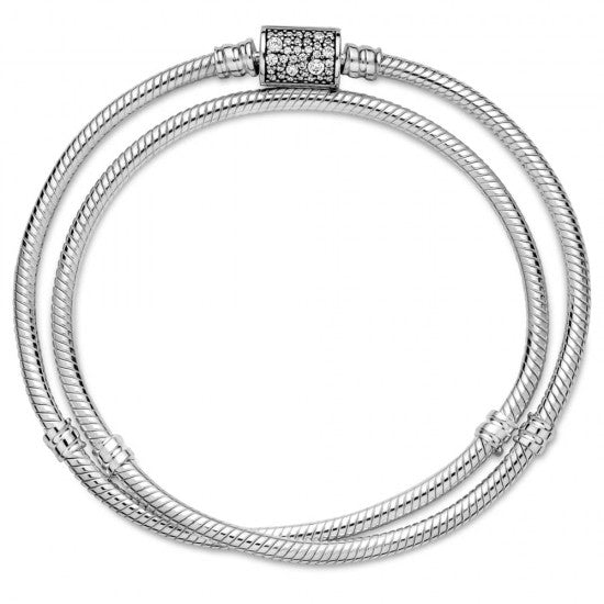 Pandora Double Snake Chain  Bracelet