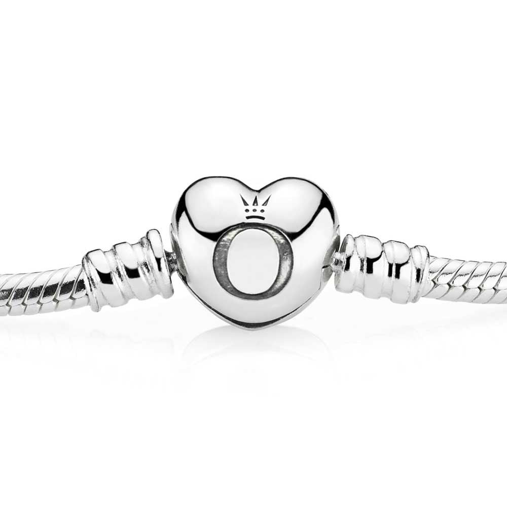 Pandora Moments Heart Clasp Charm Bracelet