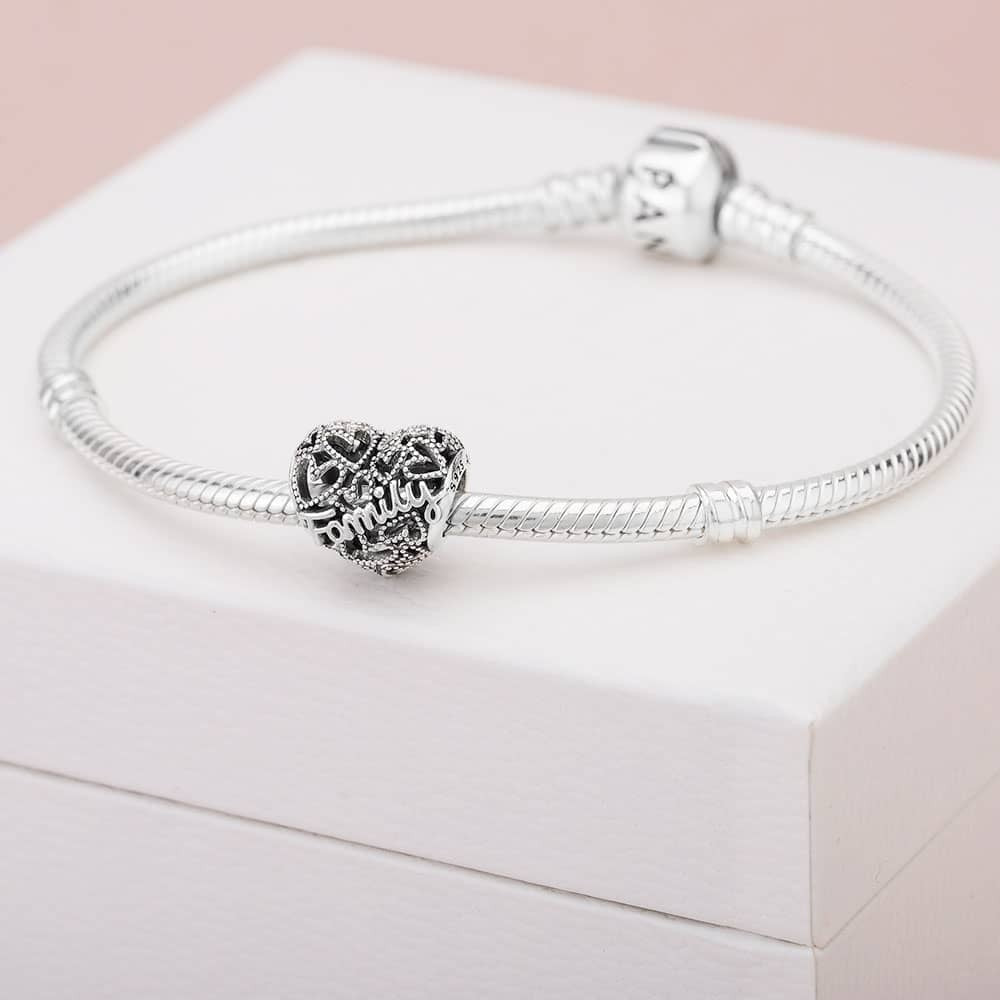 Pandora Silver Family Heart Charm