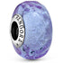 Pandora Wavy Lavender Murano Glass Charm