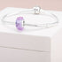 Pandora Wavy Lavender Murano Glass Charm