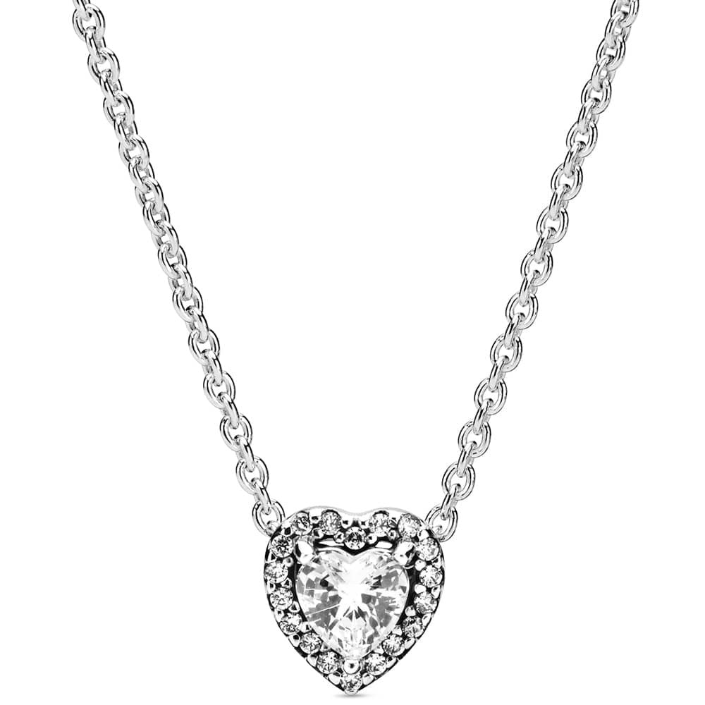 Pandora Elevated Heart Necklace 398425C01-45