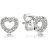 Pandora Open Heart Stud Earrings 290528CZ