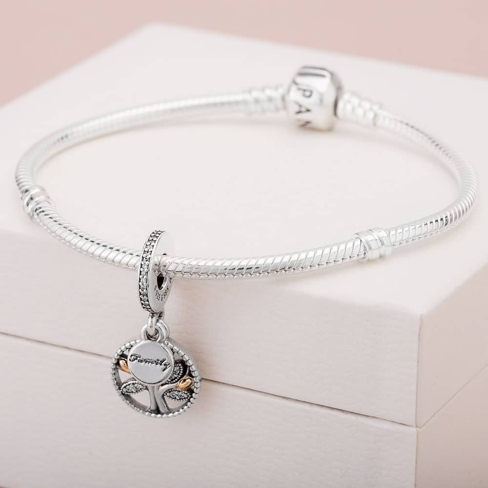 Pandora Sparkling Family Tree Dangle Charm