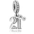 Pandora 21st Birthday Dangle Charm