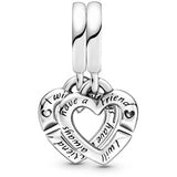 Pandora Sister Hearts Split Dangle Charm 799538C01