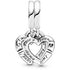 Pandora Sister Hearts Split Dangle Charm 799538C01