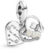 Pandora Cats Heart Dangle Charm 799546C01