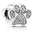 Pandora Sparkling Paw Print Animal Charm 791714CZ