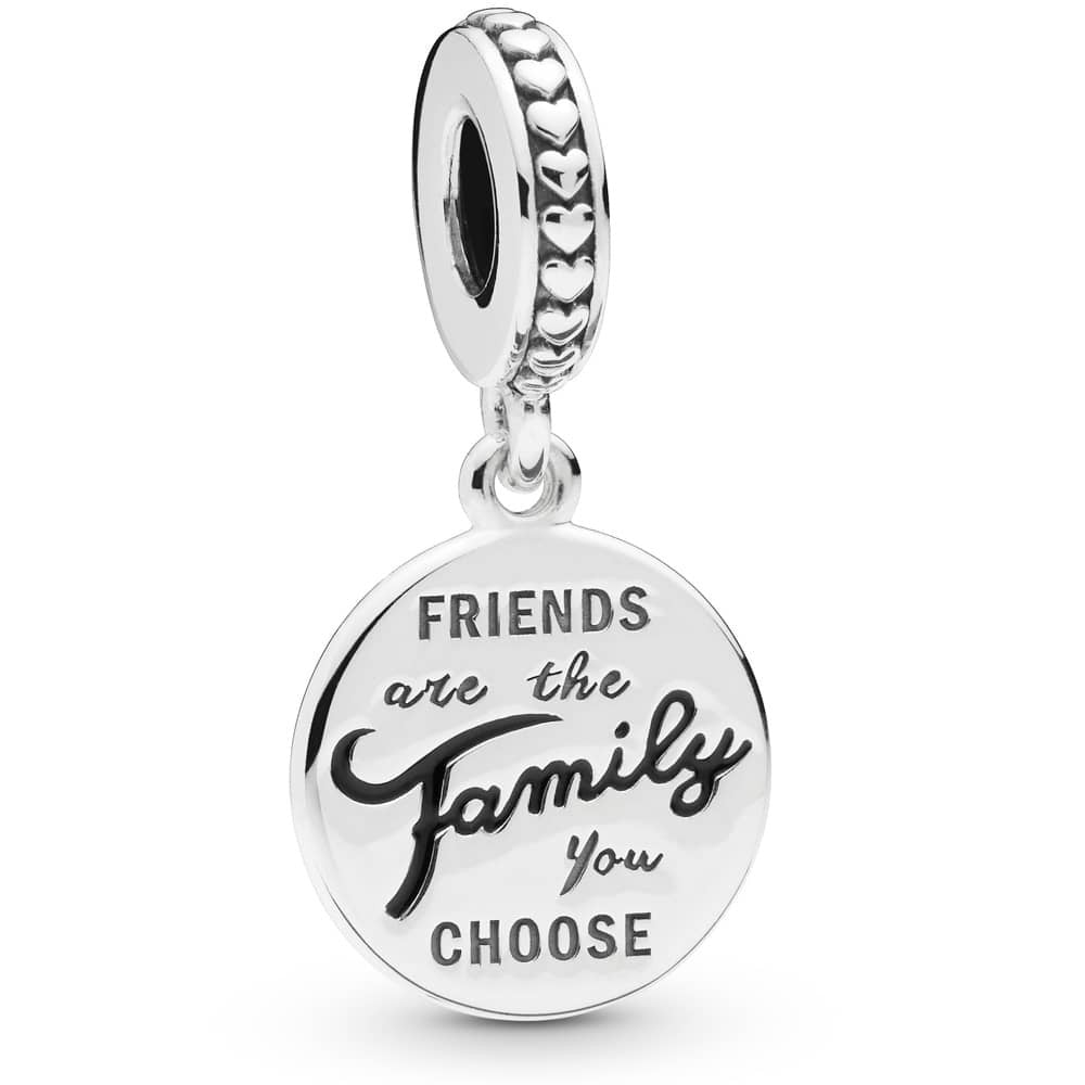 Pandora Friends are the Family We Choose Dangle Charm 798124EN16