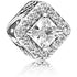 PANDORA CZ Square Halo Charm 796206CZ