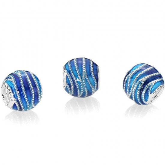 Pandora Blue Wave Charm – Tylers Department Store