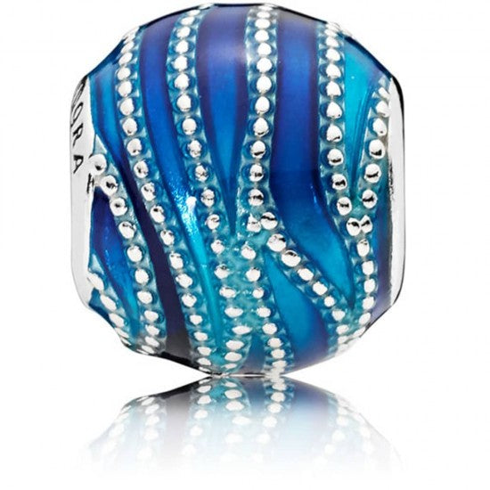 Pandora Blue Wave Charm