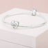 Pandora Polished Nan Heart Family Charm