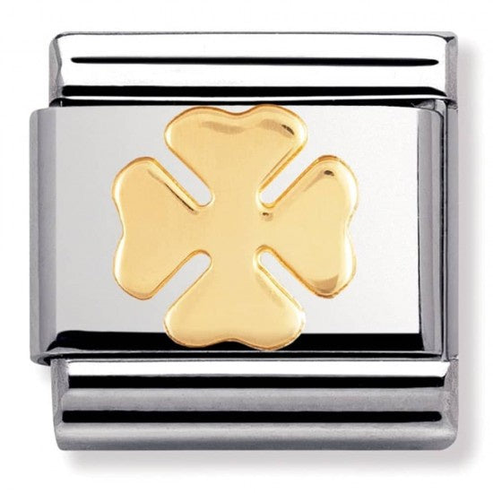 Nomination Gold Clover Charm