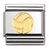 Nomination Yellow Gold Volleyball Charm