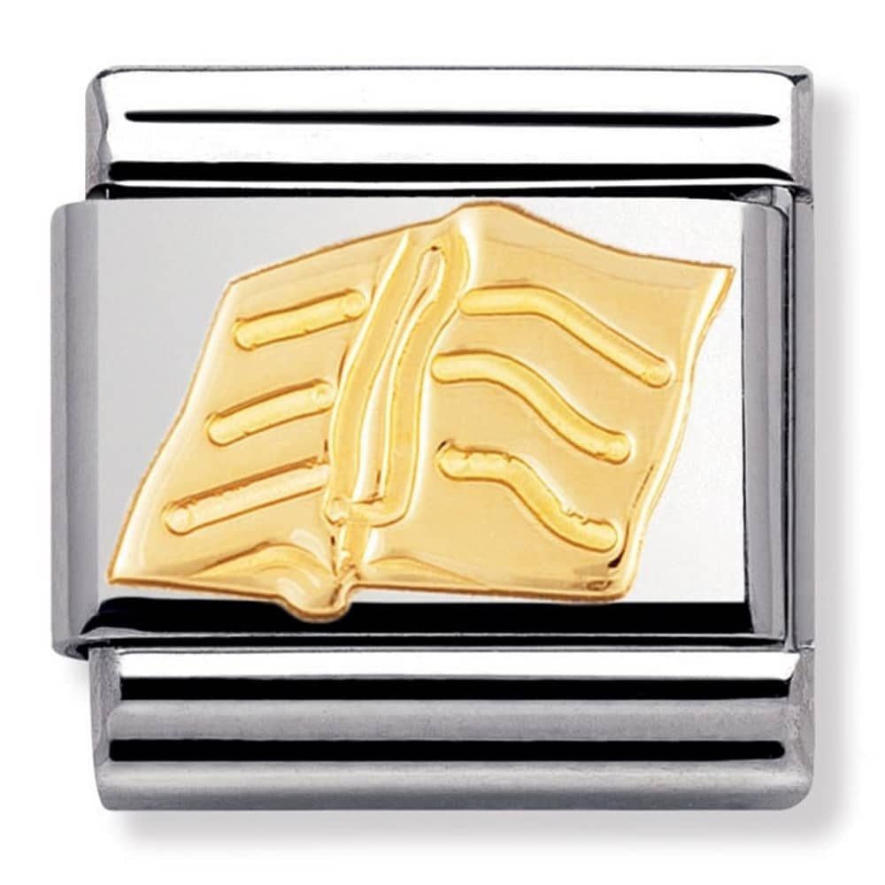 Nomination Classic Gold Daily Life Book Charm