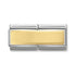 Nomination Yellow Gold Double Link Engravable Plate Charm