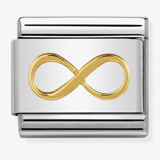 Nomination Yellow Gold Infinity Charm