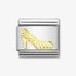 Nomination Yellow Gold Etched Detail Shoe Charm