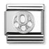 Nomination Silver CZ Initial O Charm