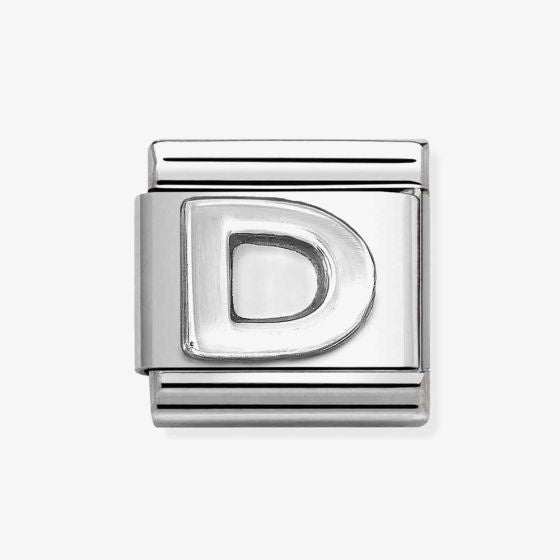 Nomination Silver Letter D Charm