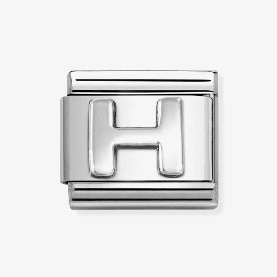 Nomination Silver Letter H Charm