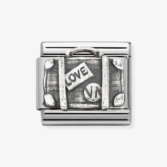 Nomination Silver Suitcase Charm