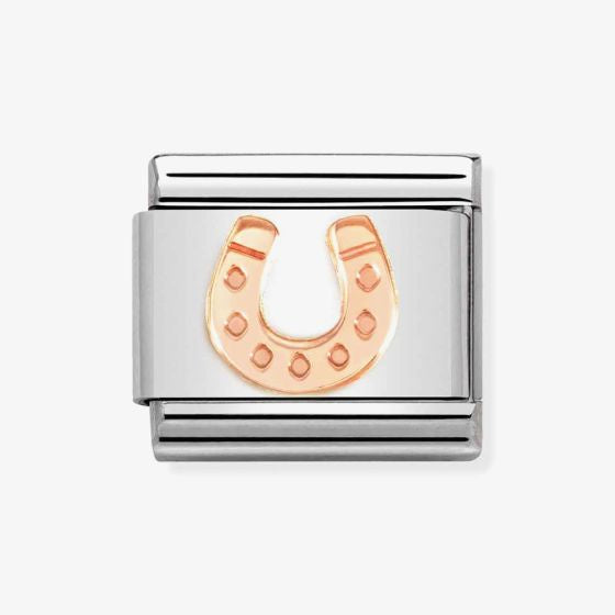 Nomination Rose Gold Horse Shoe Charm