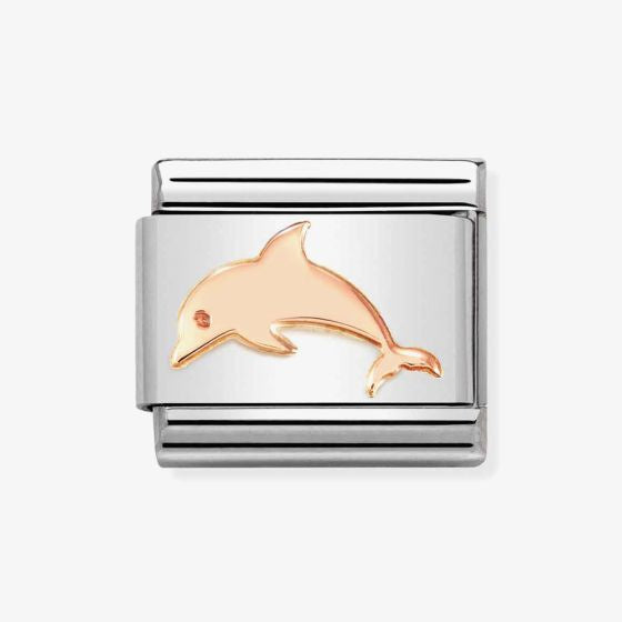 Nomination Rose Gold Dolphin Charm