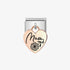 Nomination Rose Gold Heart Mum Charm