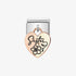 Nomination Rose Gold Heart Sister Charm