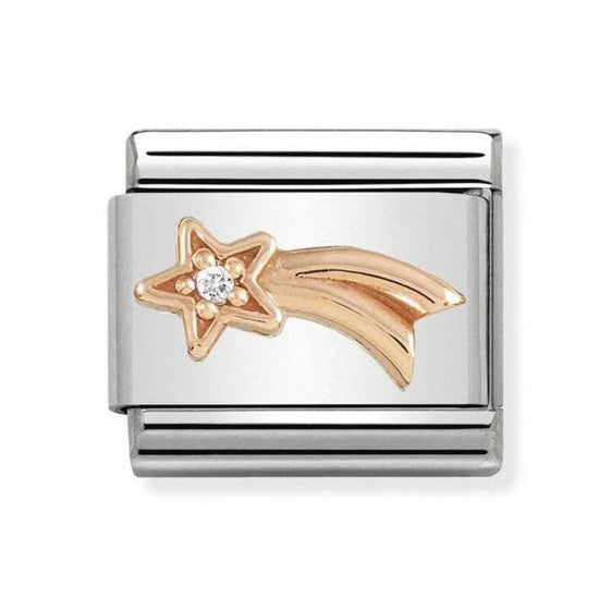 Nomination Rose Gold Shooting Star Charm