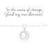 Mantra Wave  Charm Bracelet | Sterling Silver