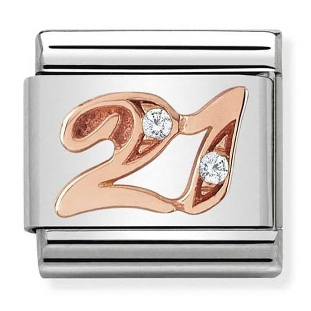 Nomination Rose Gold Age 21 Charm