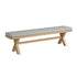 Provence Oak Beige Bench Cushion Only