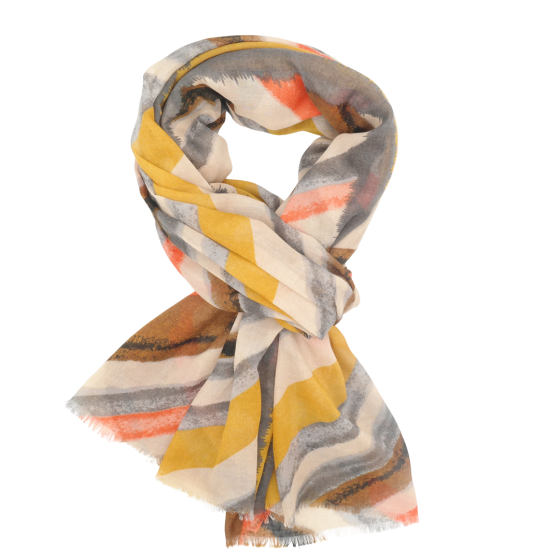 Stripes Scarf Yellow