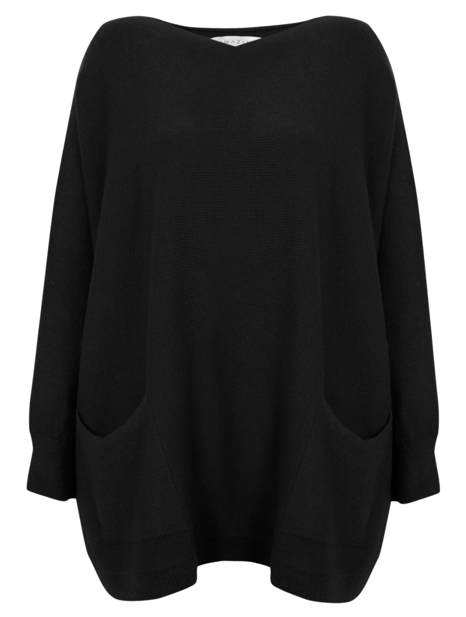 Amazing Woman Caryf X Oversized Jumper Black.