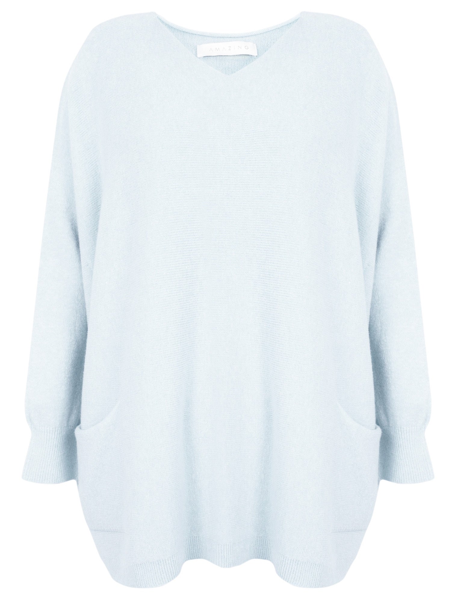 Amazing Woman Caryf X Oversized Jumper Pale Blue