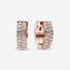 Pandora Timeless Pavé Double-row Hoop Earrings