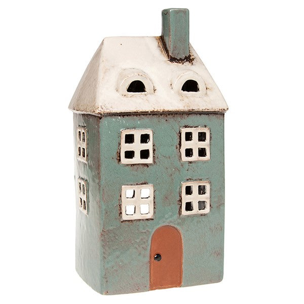 Village Pottery Tall House Tealight