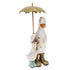 Polka Dot Brolly Duck Mum & Baby Green