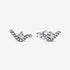 Pandora Sparkling Wave Stud Earrings