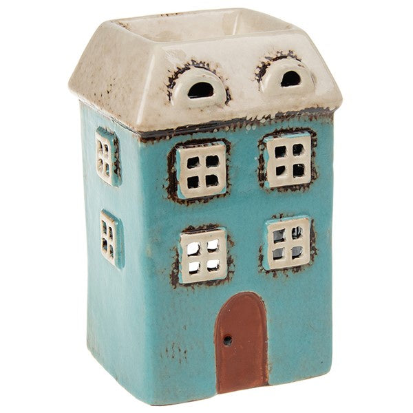 Village Pottery Warmer Square Teal