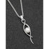 Crossover Silver Plated Modern Pearl Necklace