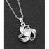 Love Knot Intricate Silver Plated Necklace
