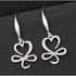 Kiss Collectiom Swirl Kiss Silver Plated Earrings