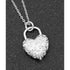 Love Locks Decorative Silver Plated Necklace
