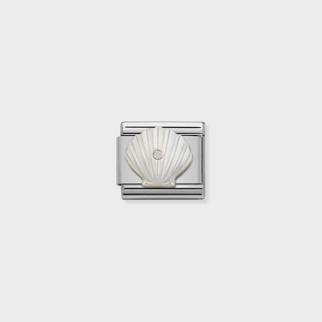 Nomination Silver Mother Of Pearl Shell Charm