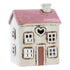 Village Pottery Cream Heart House Mini Tealight